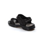 Genuine Leather Men's Classic Sandals // Black // 907MA1517 (Euro: 41)