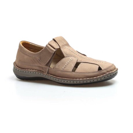 Genuine Leather Men's Classic Sandals // Sand Nubuck // 662MA119B (Euro: 40)