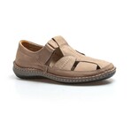 Genuine Leather Men's Classic Sandals // Sand Nubuck // 662MA119B (Euro: 45)