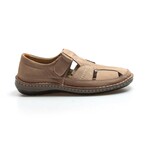 Genuine Leather Men's Classic Sandals // Sand Nubuck // 662MA119B (Euro: 40)