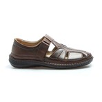 Genuine Leather Men's Classic Sandals // Tan // 662MA119B (Euro: 42)