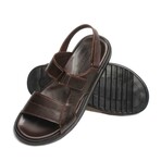 Genuine Leather Men's Classic Slippers // Brown // 018MAM-53 (Euro: 43)