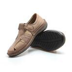 Genuine Leather Men's Classic Sandals // Sand Nubuck // 662MA119B (Euro: 43)