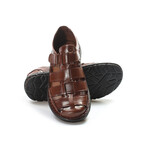 Genuine Leather Men's Classic Sandals // Tan // 927MA021 (Euro: 40)