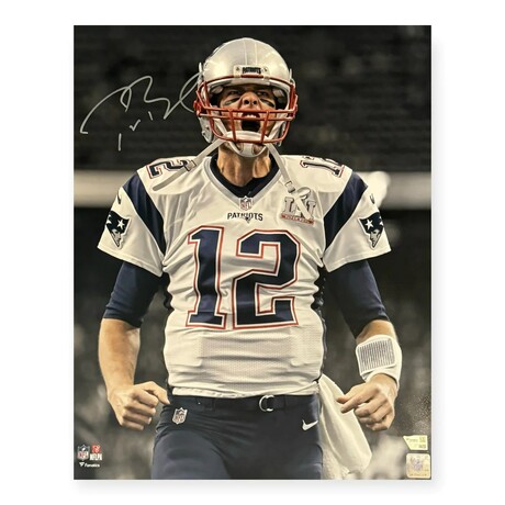 Tom Brady // New England Patriots // Autographed Photograph