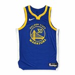 Stephen Curry // Golden State Warriors // Autographed Jersey