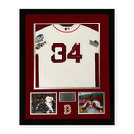David Ortiz // BOS Red Sox // Signed Jersey + Inscr. + Framed Ver.1