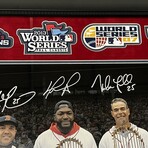 David Ortiz, Manny Ramirez, Mike Lowell & Steve Pearce // Boston Red Sox // Autographed Photograph + Framed