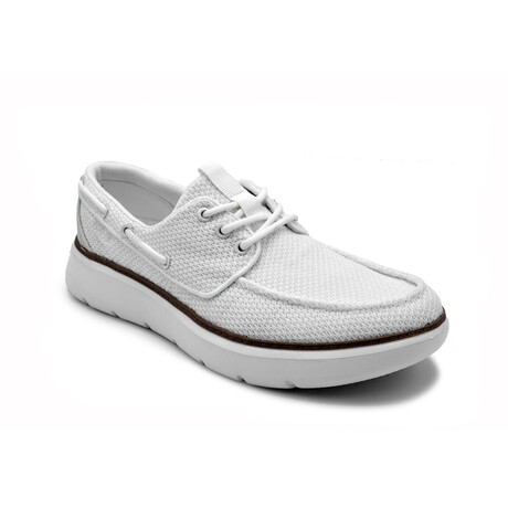 ECO-Friendly Boat Shoes // White (US: 8)