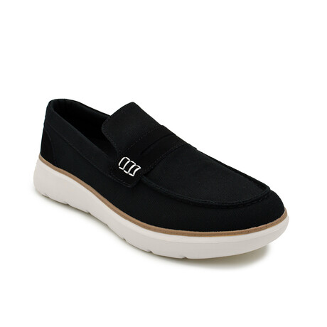 ECO-Friendly SAIL BoatShoe // Black (US: 8)