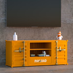Container Media Console // Yellow