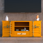 Container Media Console // Yellow