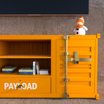 Container Media Console // Yellow