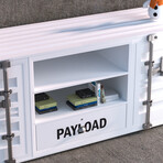 Container Media Console // White