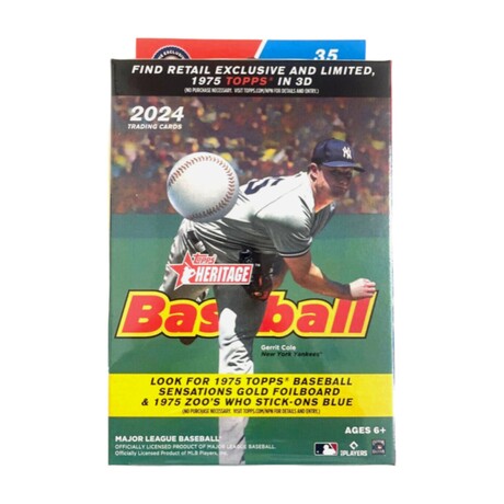 2024 Topps Heritage MLB Baseball Hanger Box // Sealed Box Of Cards