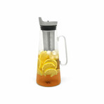 40.5 fl oz.l Glass Ice Tea Maker SS filter