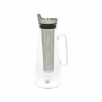 40.5 fl oz.l Glass Ice Tea Maker SS filter