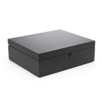 Teabox 6 compartment Black