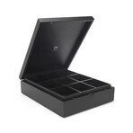 Teabox 9 compartment Black