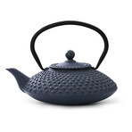 Teapot Cast Iron  XILIN //42 fl oz (Blue)