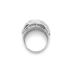 14K White Gold Diamond Ring // Ring Size: 7.25 // New