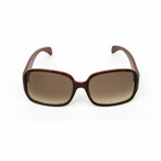 Athena // Women's Tortoise and Cherry Wood Sunglasses // Tortoise + Gradient Brown