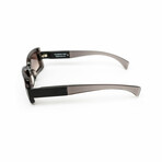 Zephyr // Unisex Grey Acetate & Black Wood Sunglasses // Black & Grey + Grey