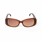 Vega // Unisex Brown Acetate and Cherry Wood Sunglasses // 18KT Gold // Brown + Gradient Brown