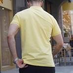 Tipped Polo// Yellow (M)