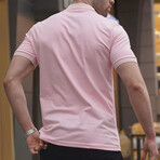 Big Tipped Polo // Pink (L)