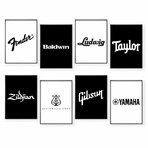 Legendary Sounds Gallery Wall Set (11"L x 14"W)