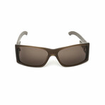 Meteor // Unisex Grey Acetate & Wood Sunglasses // Grey + Brown