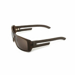 Meteor // Unisex Grey Acetate & Wood Sunglasses // Grey + Brown