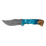 Oceanic Wave Damascus Knife // 21