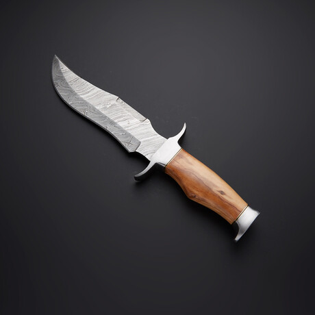 Olive Damascus Knife // 25