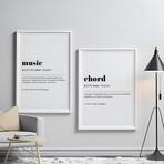 Music Theory Gallery Wall Set (11"L x 14"W)