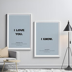 Star Wars ‘Han Solo’ Quotes Gallery Wall Collection (11"L x 14"W)