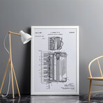 Original Instrument Patents Gallery Wall Set (11"L x 14"W)