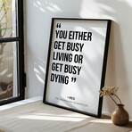 The Manly Man Film Quotes Gallery Wall Collection (11"L x 14"W)