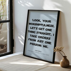 Star Wars ‘Han Solo’ Quotes Gallery Wall Collection (11"L x 14"W)