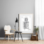 Original Instrument Patents Gallery Wall Set (11"L x 14"W)