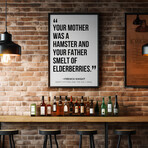 Comedy Connoisseur Quotes Gallery Wall Collection (11"L x 14"W)