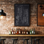 Original Instrument Patents Gallery Wall Set (11"L x 14"W)