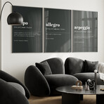 Music Theory Gallery Wall Set (11"L x 14"W)