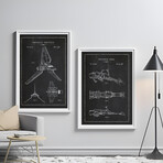 Star Wars Original Ships | Droids Patent Gallery Wall Set (11"L x 14"W)