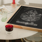 Star Wars Original Ships | Droids Patent Gallery Wall Set (11"L x 14"W)