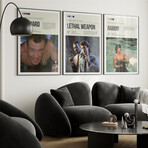 Lights, Camera, Action Movies Gallery Wall Set (11"L x 14"W)