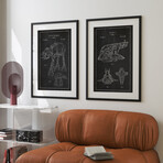 Star Wars Original Ships | Droids Patent Gallery Wall Set (11"L x 14"W)