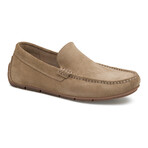 BALDWIN DRIVER VENETIAN // Taupe English Suede (US: 8.5)