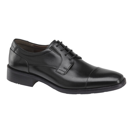 LANCASTER CAP TOE // Black Full Grain (US: 7)